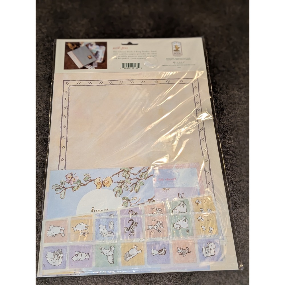 Classic Pooh Sweet Little Friends Scrapbook Page Kit Baby Theme Michel & Co NEW
